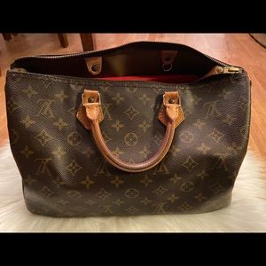 Authentic Louis Vuitton speedy monogram 35